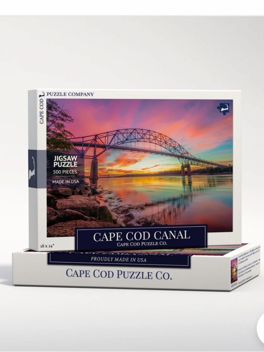Cape Cod Canal 500-Piece Jigsaw Puzzle - Multicolor NWT